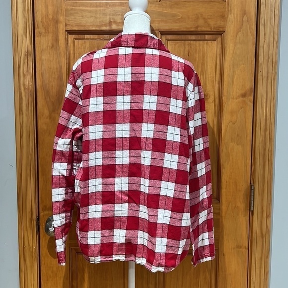 Croft and Barrow Plaid Flannel Sleep Shirt Large - Picture 2 of 3